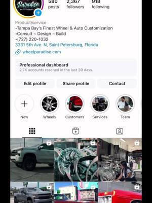 Just incase TikTok wants to get crazy…make sure yall go follow us on instagram at wheelparadise727 !!  #wheelparadise #gofollow #support #stayconnected #wheelshop #carshow #insta 