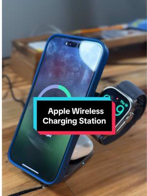 I wanted a charger that would work on my desk and for travel that would power my iPhone, Apple Watch and Apple Earbuds with a single wire. This is not a cheap option, but it’s the nicest one I found on here. It’s a solid build.  Wireless charging is still really slow compared to wired, so that’s the kicker. I get 18w wired and 1.8 with this. Your luck may vary. @AUKEYOfficial  #applewatch #iphoneaccessories #iphonecharger #applecharger #wirelesscharger #aukey #aukeycharger 