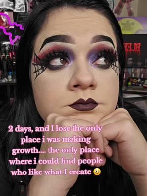 Good bye ghouls... please follow me Battylexybeauty on all the things! IG, FB, YT, L8 🩷 #tiktok #tiktokban #ban #bye #dontloseme #followmysocials #makeup #mua #alt 