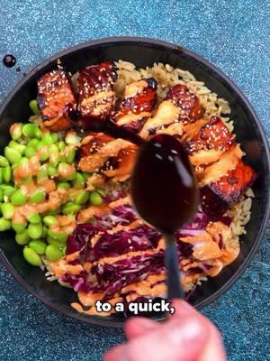 Fast, flavorful, and fiery! @mishkamakesfood brings the heat with these Crispy Salmon Rice Bowls, ready in just 15 minutes thanks to Minute's Jalapeño Rice Cups. Get the full recipe below ⬇️ #easydinner #mealprep #minuterice Recipe yields 2 servings Ingredients: 2 Minute Jalapeño Rice Cups ¼ cup soy sauce 1 tsp sesame oil 1 tsp rice wine vinegar 1 tsp honey 2 garlic cloves, minced 1-inch piece of ginger, minced 1 lb salmon, cut into 1-inch cubes 1 cup shelled edamame 2-3 veggies of your choice, chopped Sauces and sesame seeds for serving (I like to use teriyaki and spicy mayo) Instructions: 1. Add the soy sauce, sesame oil, rice wine vinegar, honey, minced garlic, and ginger to a large bowl and mix until combined. Add the salmon and toss until fully coated. 2. Add the salmon pieces to an air fryer basket and cook at 425°F for 10 minutes or until browned and the internal temperature reaches 145°F. 3. While the salmon cooks, chop your veggies and prepare the Minute Rice cups according to the package instructions. 4. Once the salmon is cooked, add the rice to a shallow bowl, followed by the salmon, edamame, veggies, and finally your sauces and sesame seeds (if using).