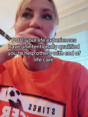 Life is funny like that I guess. But I’m really happy I can help a family who’s hurting. It makes me feel good to do for others, like what was done for me. #hospice #endoflifecare #passingover #purpose #care #life #recovery 