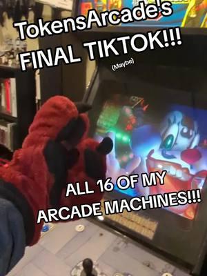 IF I'M GOING DOWN I'M GOING DOWN SWINGING!!! LOVE YOU ALL ♥️ #arcade #retrogaming #technology #thankyou #goodbye #furry #fursuit #furriesoftiktok #tiktokban #nintendo #capcom #sega #mario #owo #uwu #technician #electronics #repair #collection #funfact #restoration #DIY #howto #redpanda #wah #farewell 