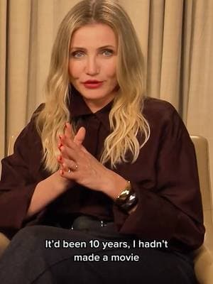 Cameron Diaz is 'Back In Action'! Charlie's angel says she had "the best time" during her return to acting after taking a 10-year hiatus. #camerondiaz #backinaction #netflix