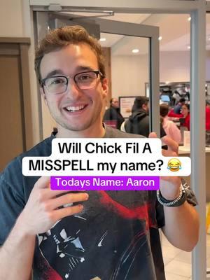 What name should we try next 😂 #food #Foodie #fastfood #chickfila #spelling #names #foodtiktok #FoodLover #chicken 