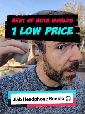 At this price this headphone bundle deal is going to sell out. Grab yours while you can. #headphones #headphonesrecommended #headphones🎧 #wirelessheadphones #audio #anc #noisecancelling #noisecancelingheadphones #seasonalgems #lovelanguage #ttsdelightnow #giftguide @JLab 