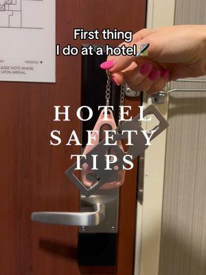 Hotel safety tips that will help you feel secure and enjoy your stay🔒 All the safety items I use in hotels can be found via the link in my bio in my Amazon Storefront under “Hotel Safety Items.”⤴️ #safetyforeveryone #safety #hoteltips #LifeHack #besafe #traveladvice #traveltok #becareful #womansecurity #womensafetytips #womensafety #hotelsafetytips #hotelsafetyhacks #hotelsafe #hotelsafehack #amazonfinds 