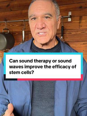 Can sound therapy or sound waves improve the efficacy of stem cells? #soundtherapy #soundwaves #stemcells #stemcelltherapy 