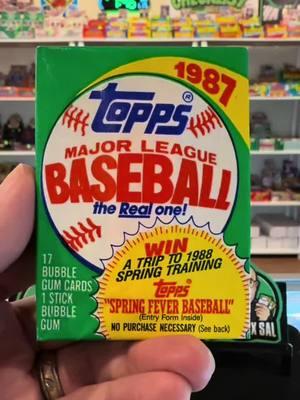 1987 Topps Baseball Pack #junkwaxsal #hotgarbage #junkwax #87toppsbaseball #87topps #packopening 