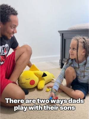 Which play style are you? 1 or 2? #familytime #boydad #viral #kidsoftiktok 