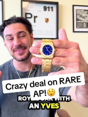 Crazy deal on RARE AP😲#creatorsearchinsights #watchoftheday #bybarnettt #watchtok #watchaddict #watchesoftiktok #audemarspiguet #ladieswatches 