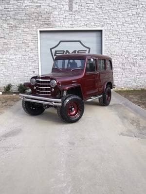 Sick 1951 Willy’s just wrapped up 🔥 #BMS #willys #wagon #1951 #detroitsteel #wheels #toyo #alpine #kicker #paint #classictrucks #wegotem #BMSFAM #BMSPAINT #BMSOFFROAD 