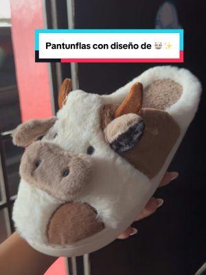 Pantuflas con diseño de vaquita🐮 #fyp #mamaprimeriza #TikTokShop #pantunflas #slippers #winter #forwomen #comfortable #comfy #pantunflasdevaquita #viralvideo #musthave #spotlightfinds #TikTokShop #tiktokshopfinds 