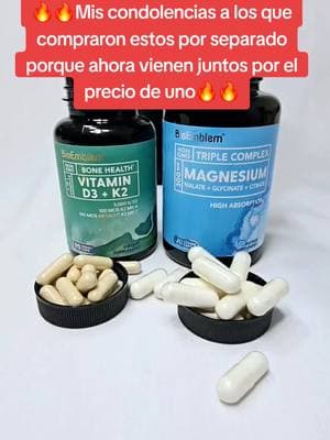 #magnesium #magnesio #magnesiumtriplecomplex #magnesiumcitrate #vitamind3k2 #vitamin #vitamins #drfranksuarez #franksuarez #franksuarezmetabolizmotv #citratemagnesium300mg #flashsale #falldealsforyou #bigsale #health #healthsuplements #wellness #SelfCare #sale #TikTokShop #tiktokblackfriday #tiktokmademebuyit #creatorsearchinsights #trending