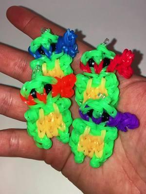 Speed tutorial 🥷🐢 #rainbowloom #loombands #tmnt #ninjaturtles #asmr #tutorial #fyp #viral 