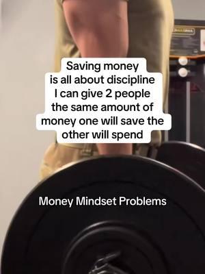 People that can not save money it is usually because they do not have discipline trust me. #people #savingmoney #money #mindset #motivation #decisions #military #activeduty #e1 #e2 #e3 #airforce #army #marines #navy #fyp #foryou