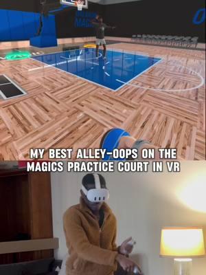 My best alley oop on the magic practice court in vr!! #gymclassvr #vrbasketball #basketball #gymclassvrcommunity #vr #basketball🏀 #gcnbabundle @Orlando Magic 