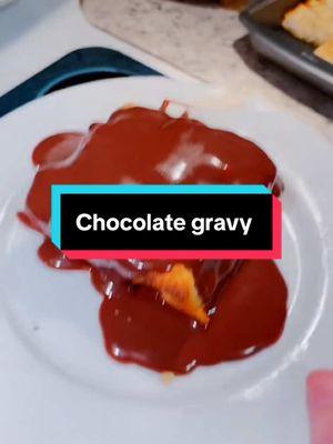 Chocolate gravy. Let’s make some chocolate gravy. #fyp #fypシ #homemade #chocolategravy #gravy #southern #delicious #yummy #EasyRecipe 