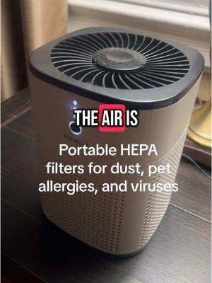 Breathe better with CHIVALZ Air Purifiers 🌬️✨ ✅ 2-pack for double the freshness ✅ Portable HEPA filters for dust, pet allergies, and viruses ✅ Sleep mode for quiet, restful nights Clean air, healthier home! #AirPurifier #CleanLiving #AllergyRelief