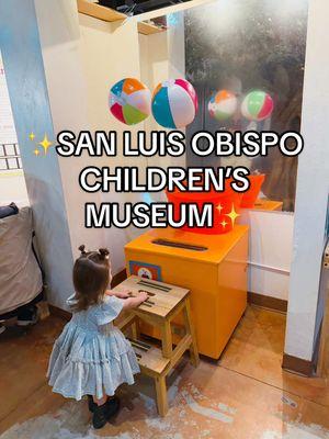 Whether you’re in the area or just passing through, this is sure to be a fun stop for your kids! You’ll have to check out their “bubble gum alley” too!! Have you been to this children’s museum yet? #childrensmuseum #activityforkids #activityfortoddlers #motherhood #toddlermom #MomsofTikTok #sanluisobispo #slo #centralcoast #newmom 