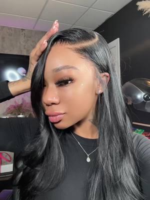 Wig from @sterlyhair @sterlyhair 🌸 Link in bio $165=Sterlyhair 26inch jet black 13*6 full lace frontal wig.  #sterlyhair #sterlyjetblack #fyp #mariettahairstylist #atlantahairstylist #smrynahairstylists 