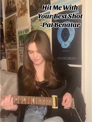 I loved playing this solo so much! #guitar #guitartok #guitaristsoftiktok #electricguitar #electricguitarist #fyp #fypシ #solo #guitarsolo #hitmewithyourbestshot #patbenatar #trending #girlswithguitars #femaleguitarist #womeninmusic #viralvideo #goviral @gorjana @True Religion @PRS Guitars @Ernie Ball @Garage Clothing @Neural DSP @Dunlop Manufacturing 