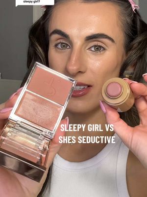 Replying to @blub24329 love both of these blushes! Which is your fav? Also, make sure to follow on IG & YT (in my bi0) 🫶🏼 #blushtrend #blushtutorial #makeupbattle #sleepygirl #rhodesleepygirl #patricktablushduo @rhode skin @Patrick Ta Beauty @patrick ta @Morphe Cosmetics 