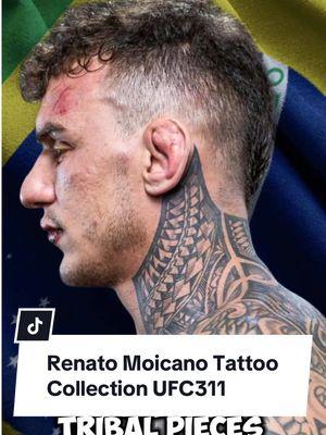 👀 Renato Moicano tattoo collection going into UFC311! #renatomoicano #ufc311 #moicano #inkednba 