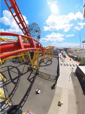 Let’s take a ride on Phoenix! An amazingly fun Family Invert from Vekoma.  🎢 Phoenix @ Denos Wonder Wheel  #coneyisland #coneyislandboardwalk #newyork #newyorkcity #nyc #brooklyn #wonderwheel #boardwalk #ocean #beach #coaster #rollercoaster