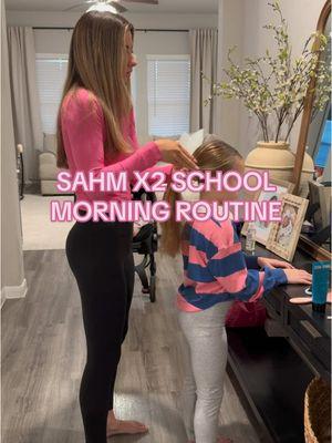 SAHM X2 MORNING ROUTINE 🥹💕✌️🥲🥲 #sahm #sahmlife #momtok #momlife #dayinmylife #ditl #morning #morningroutine #school #momof2 #youngmom #momof2 #girlmom #postpartum #8months #workoutmotivation #smallcontentcreator #fyp 