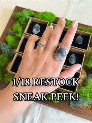 This is not a drill! The restock drops tomorrow evening! Here’s your official teaser for new items from the #Beanstalk 🌱🖤 #beanstalkstudio #MysteryBox #crystalcollector #crystalcollection #fairiesoftiktok #capsulecauldronconfetti #capsulecauldron #crystalwitch #witchesoftiktok #fairycoreaesthetic #cottgecoreaesthetic 