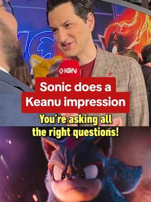 POP QUIZ! Ben Schwartz asks if we can identify a Keanu Reeves "Whoa" #sonicmovie3 #benschwartz #keanureeves #sonic #shadow #johnwick #billandted #neo #thematrix #sonicthehedgehog #popquiz #impressions #impression #voiceactor #voiceacting #actor #ign #movies #gaming #movie #celebrity #interview #redcarpet #premiere #shadowthehedgehog