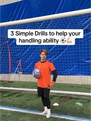 Simple drills to work on your handling @T1TAN #fyp #gktraining #gk #gksaves #goalkeeper #goalkeepertraining #soccertiktok #footy #keepers #goalkeepergloves 