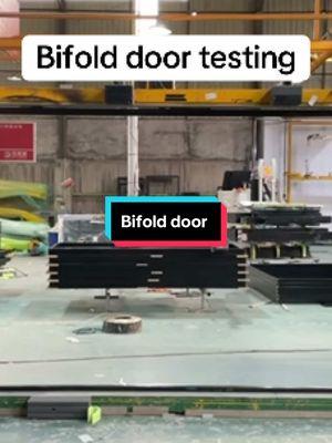 Custom made heavy duty aluminum bifold door testing #door #bifolddoors #foldingdoor #bifoldingdoor #slidingdoor #glassdoor #aluminumdoor #aluminum #aluminiumdoors #aluminium #custom #custommade #test 