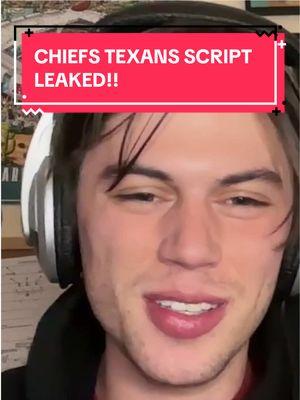 So the game ends in a pick two, huh? 😅 #stayhot #stayhotpod #nfl #script #leak #NFLPlayoffs #chiefs #texans #mahomes #cjstroud #pa15 