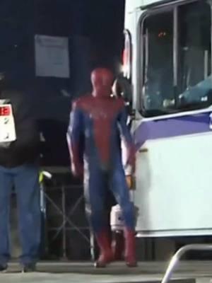 Luv behind scenes footage #spiderman #spidey #marvel #mcu #andrewgarfield #webhead #webslinger #tasm