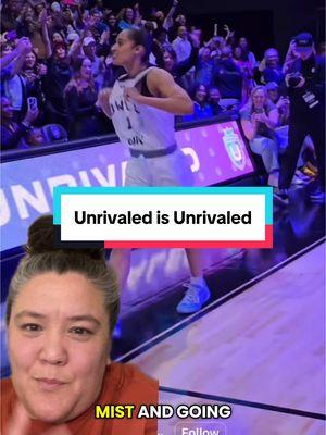 The winning score fourth quarter in unrivaled is CRAZY! I’m hooked. #unrivaled #sportscommentary #basketball #womensbasketball 