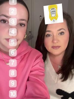 Ranking filter with @Kaylea 💓✝️ #ranking #rankings #fun #motherdaughter #yuck #fyp #filter #rankingfilter 