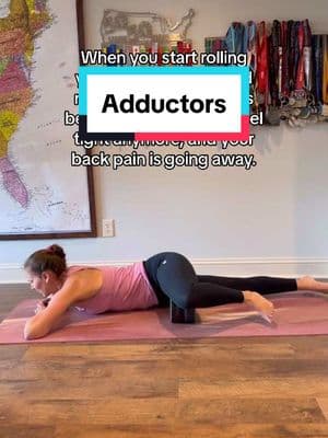 Improve adductor and hip mobility by rolling out your adductors. #adductors #adductormobility #hipmobilityexercise #hipmobilityexercises #hipmobiility #Splice 