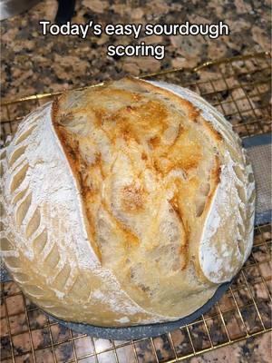 Todays sourdough loaf brought to you by @Liza Zykin recipe 🥰 #sourdoughscoring #sourdoughbread #breadscoring #breadtok #sourdoughtok #sourdoughforbeginners #sourdoughbaking #sourdoughstarter #sourdough #sourdoughclub #breadmaking #breadmaker 