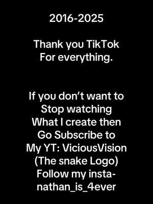 Thank you all. #goodbyetiktok #fyp #tiktokleaving 