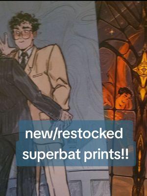 one last batch of superbat prints before the ban(???) 😭😭😭 thank you so very much to everyone who's followed me or commented on/liked my videos here! i never imagined that my art would get so much attention but i appreciate all of you from the bottom of my heart 💕❣️💖💗💞💕❣️  if you wanna keep seeing my art, all of my socials can be found at the carrd link in my bio 🫡 #superbat #superman #batman #dccomics #dcu #dc #dcfanart #clarkkent #brucewayne #fanart 