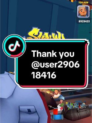 Thank you @queen ari #msdonna2020 #subwaysurfers 