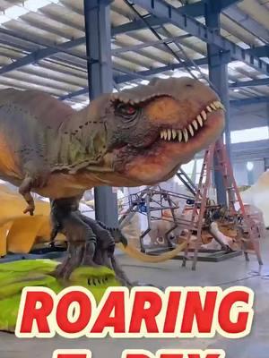 The ten-metre Tyrannosaurus rex is coming! The open mouth seems to be able to eat a person #trex #dinosaur #animatronicdinosaur #dinosaurfactory #simulateddinosaur #animatronicproduct #animatronicfactory #dinosaurmanufacturer #dinosaure #dinosaurio #dinosaurier 