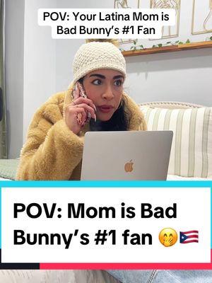 🤭🇵🇷Who’s selling Bad Bunny Tix? Mom is his #1 fan & she’s tryna go in September lol #badbunnytickets #badbunnypr #badbunny #puertorico #funnyskits #skitscomedy #hispanicmoms #hispanictiktok #chismetiktok #latinosenusa 