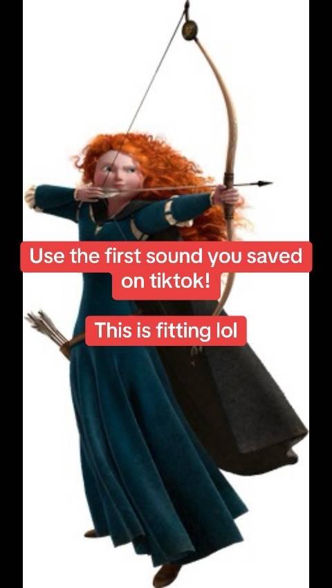 I’m gonna make a good bye video tomorrow but I had to jump on this trend seeing it’s Merida.  #disney #merida #pixar #disneybrave #pixarbrave #firstsoundchallenge #fyp #foryou #fypシ 