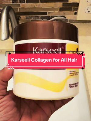 Get silky smooth salon hair at home @Karseell Official #karseell #karseel|collagen #karseellhairmask #hairoil #hairmask #hairdamage #damagedhairrepair #smoothhair #healthhair  