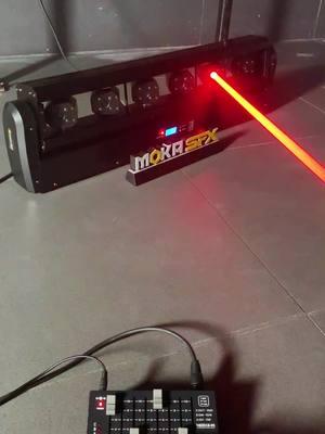 LS06-R 6 eyes red color shaking head laser light🥳🥳 #laserlight #dmx512 #stagelight #djlight #partylight #mokasfx