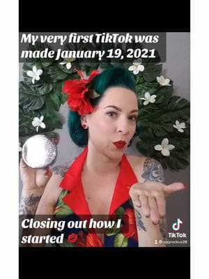 First TikTok was made January 19th 2021 #fullcircle #tiktokjourney #vintagehair #roxyruckus #pinup 