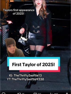 Taylors First appearance of 2025! Stunning before the Chiefs first Play Off Game tomorrow! #taylorswift#swifttok#taylornation#swiftietiktok#swifttoker#swifttoks#swiftliketaylor#taylorswiftlover #traviskelce#kansascity#kansascitychiefs#chiefs#nfl#trayvis#tayvis#traylor#jasonkelce#mamakelce#kelcebrothers #divisional #NFLPlayoffs #playoffweekend 