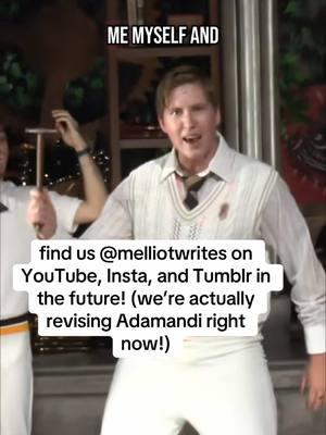 stay in touch — find us at @melliotwrites on Insta, YouTube, and Tumblr 💖 #musicaltheater #newmusical #melliot #adamandi #musicals